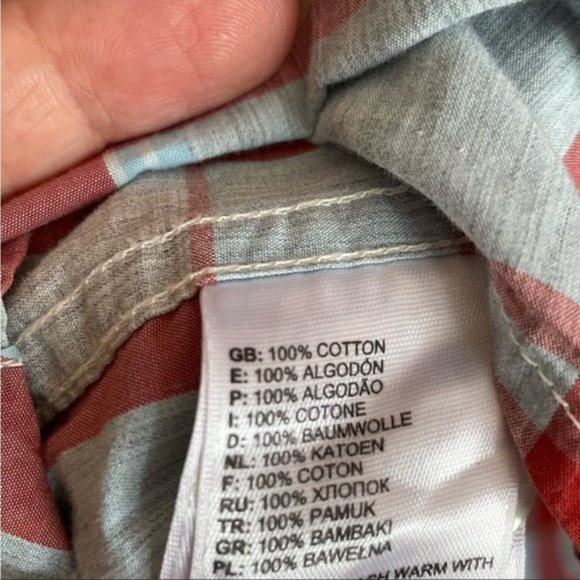 North Face plaid button up shirt size M - Picture 6 of 8